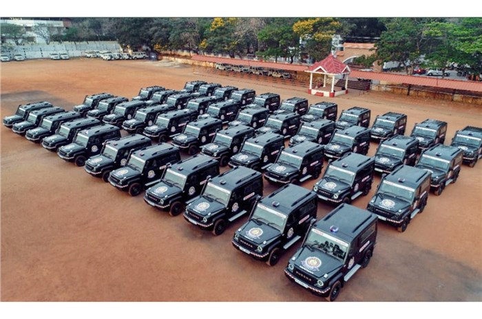 Kerala police department Force Gurkha fleet